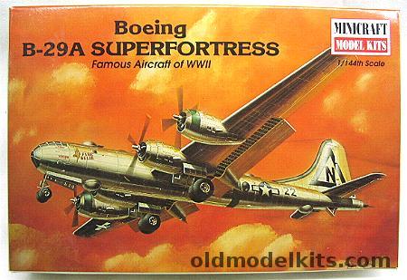 Minicraft 1/144 Boeing B-29A Superfortress, 14404 plastic model kit